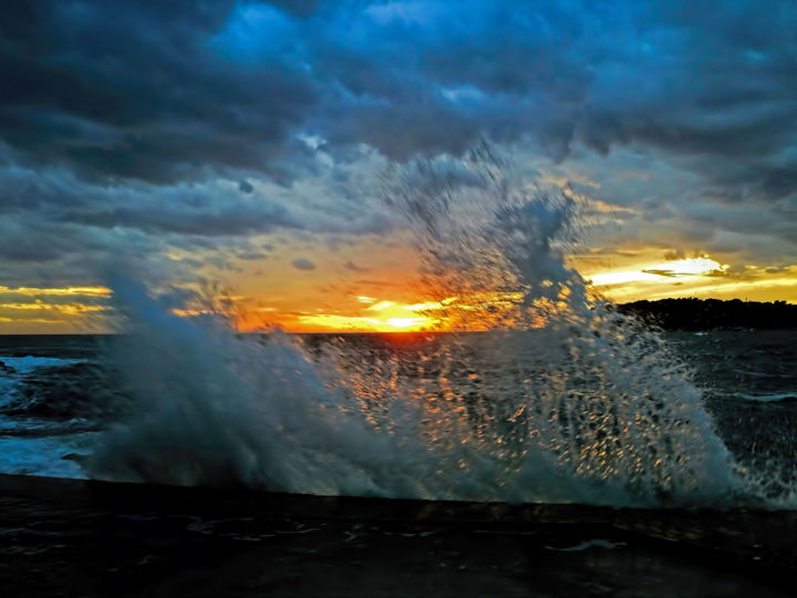 Фотография под названием "Wave" - Vlado Mandić, Подлинное произведение искусства, Цифровая фотография