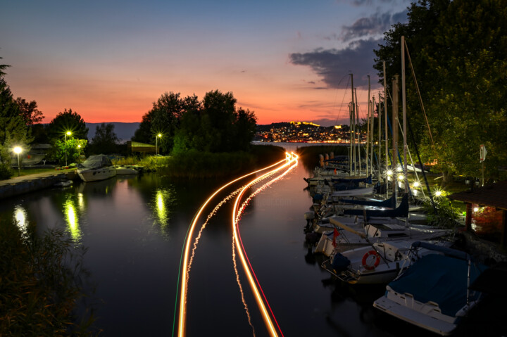 Photography titled "end of the day at m…" by Vladoyan, Original Artwork, Light Painting