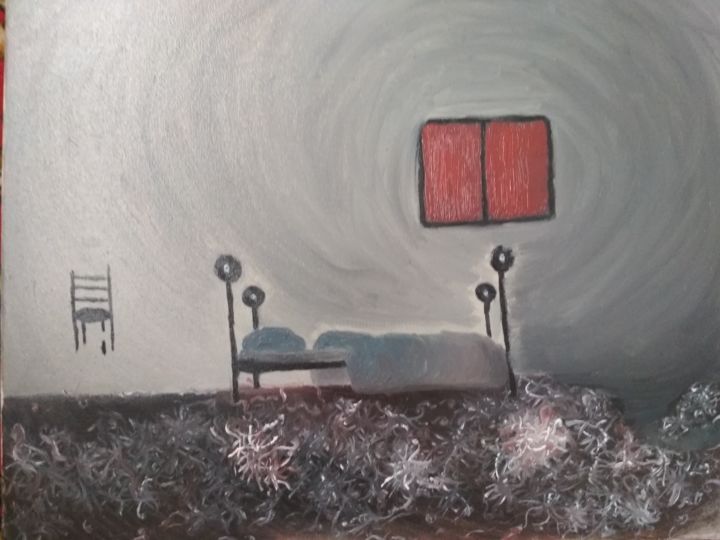 Картина под названием "Morning" - Влад Свиридов, Подлинное произведение искусства, Масло