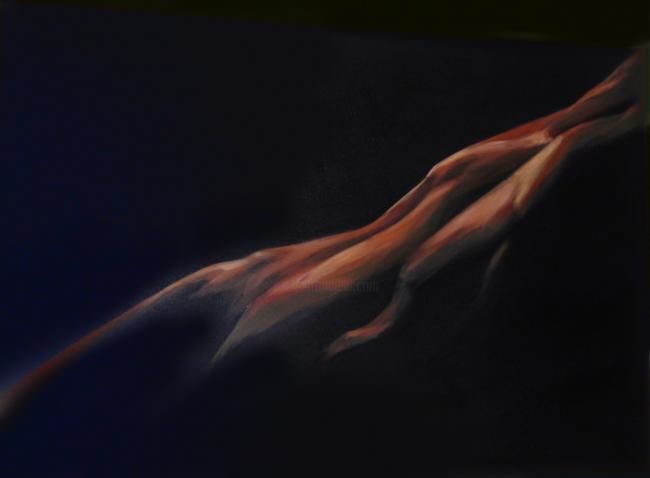 Картина под названием "Beauty of human bod…" - Violetta Livshen, Подлинное произведение искусства, Масло