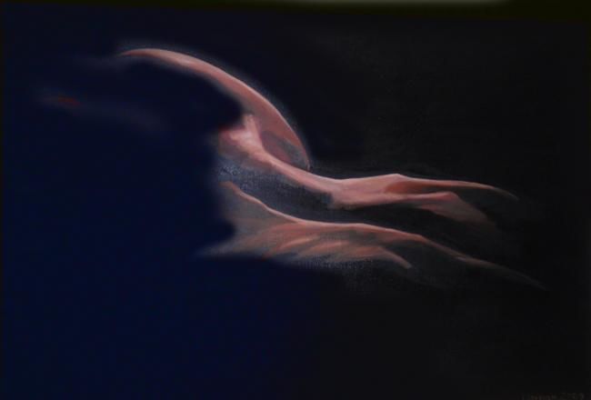 Картина под названием "Beauty of human bod…" - Violetta Livshen, Подлинное произведение искусства, Масло