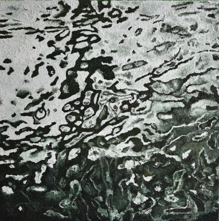 Картина под названием "cold water" - Veronika Vorontsova, Подлинное произведение искусства, Масло