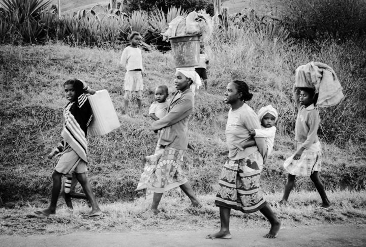 Fotografia zatytułowany „African way of life” autorstwa Thècle, Oryginalna praca