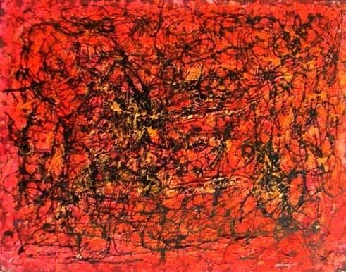 Pintura titulada "tr-u-t-ng-1-73x92cm…" por Hoang Vu, Obra de arte original