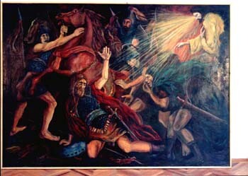 Painting titled "Saul's conversion (…" by Vulpe Mircea, Original Artwork