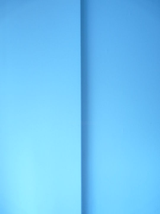 Photographie intitulée "half-blue" par Vuurstaak, Œuvre d'art originale