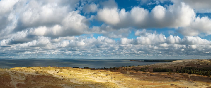 Fotografie getiteld "Curonian panorama" door Vyga.Foto, Origineel Kunstwerk, Digitale fotografie