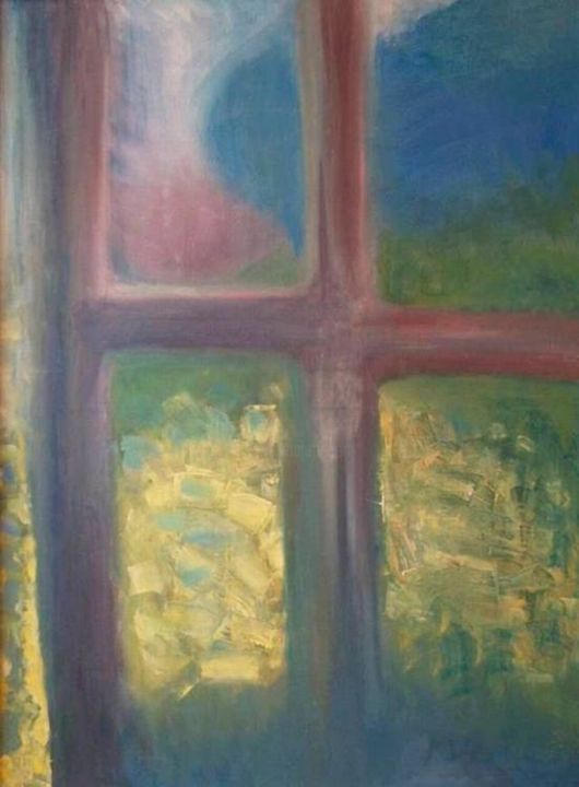 Pintura titulada "Window" por Vytas Gira, Obra de arte original