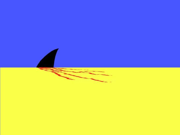 Digital Arts titled "Ukraine Bloody Shar…" by Wabyanko, Original Artwork, Digital Painting