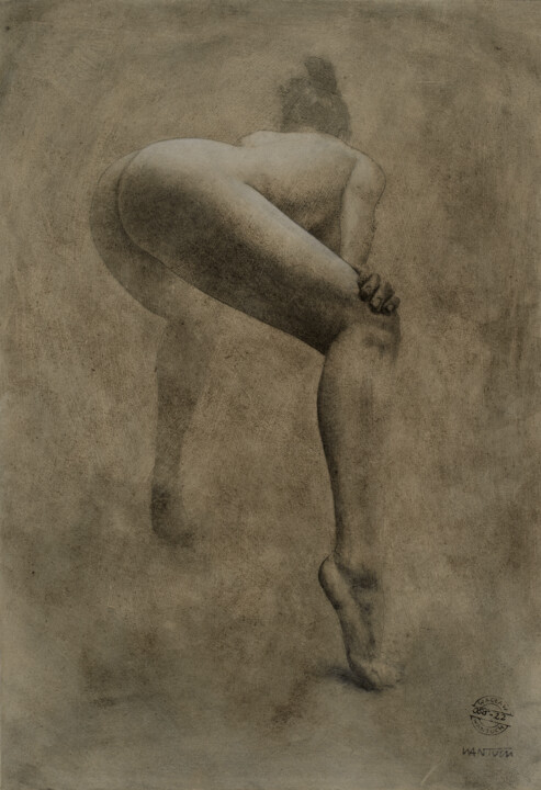 Peinture intitulée "056-22" par Wacław Wantuch, Œuvre d'art originale, Huile