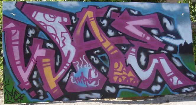Peinture intitulée "wae" par Graffiti Wae, Œuvre d'art originale, Huile
