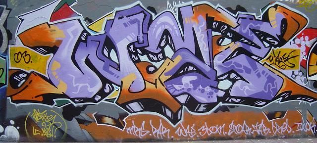 Peinture intitulée "wae en terrain" par Graffiti Wae, Œuvre d'art originale, Huile