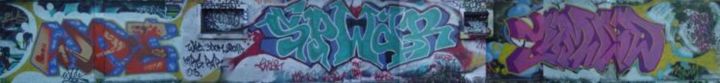 Peinture intitulée "fresk" par Graffiti Wae, Œuvre d'art originale