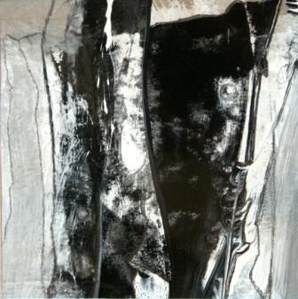 Painting titled "HOMMAGE A C" by Catherine Wagner  Dudenhoeffer, Original Artwork
