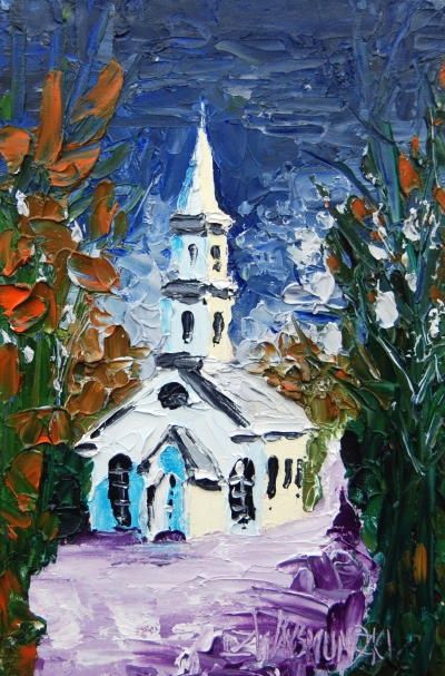 Painting titled "BEFORE STORM" by Zbigniew Waksmundzki, Original Artwork, Oil