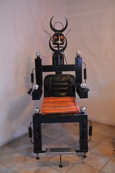 Design intitulée "fauteuil  robotique" par Gilles Bellagamba, Œuvre d'art originale, Meuble