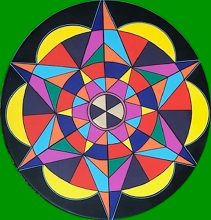 Peinture intitulée ""Virus en costume d…" par Antoine Mellado, Œuvre d'art originale, Acrylique