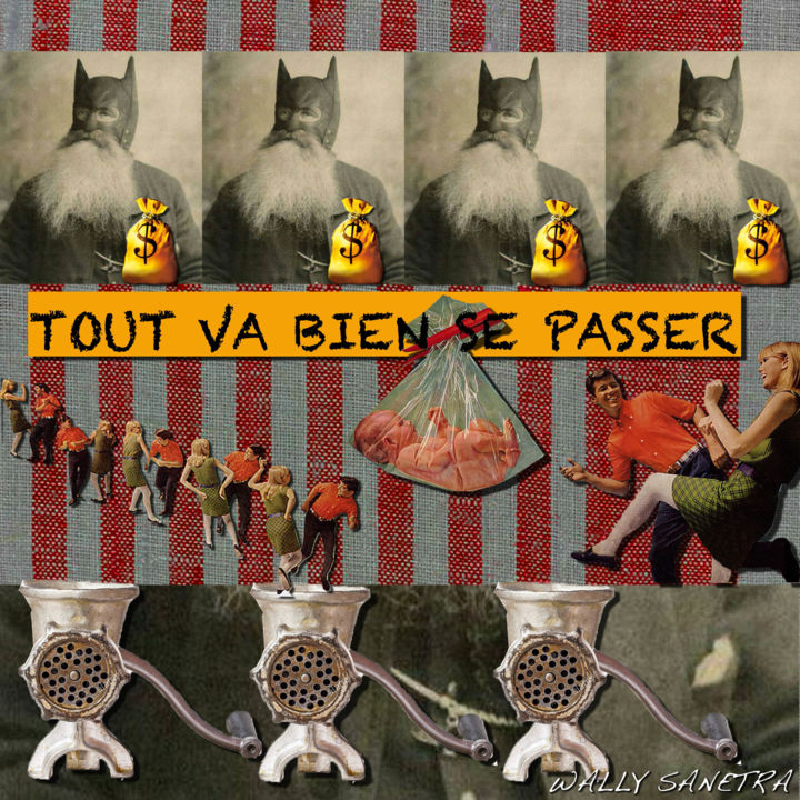 Digital Arts titled "tout va bien se pas…" by Wally Sanetra, Original Artwork, 2D Digital Work
