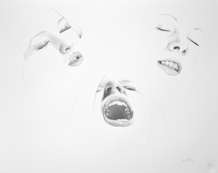 Drawing titled ""18.31"" by Walter Roos, Original Artwork, Pencil