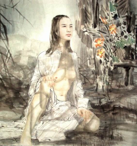 Pittura intitolato "wcy7.jpg" da Chuan Yin Wang, Opera d'arte originale, Olio