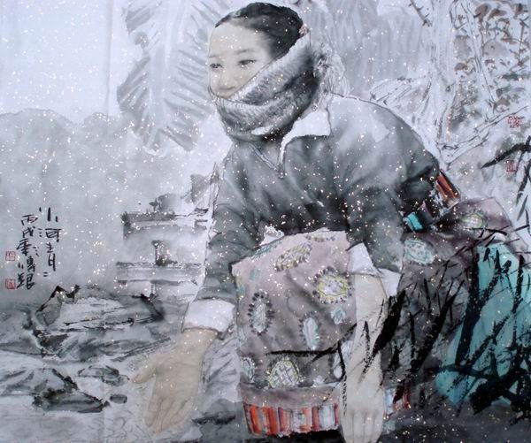 Malarstwo zatytułowany „wcy17.jpg” autorstwa 传银 王, Oryginalna praca, Olej