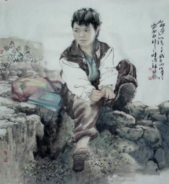 Painting titled "wcy18.jpg" by Chuan Yin Wang, Original Artwork, Oil