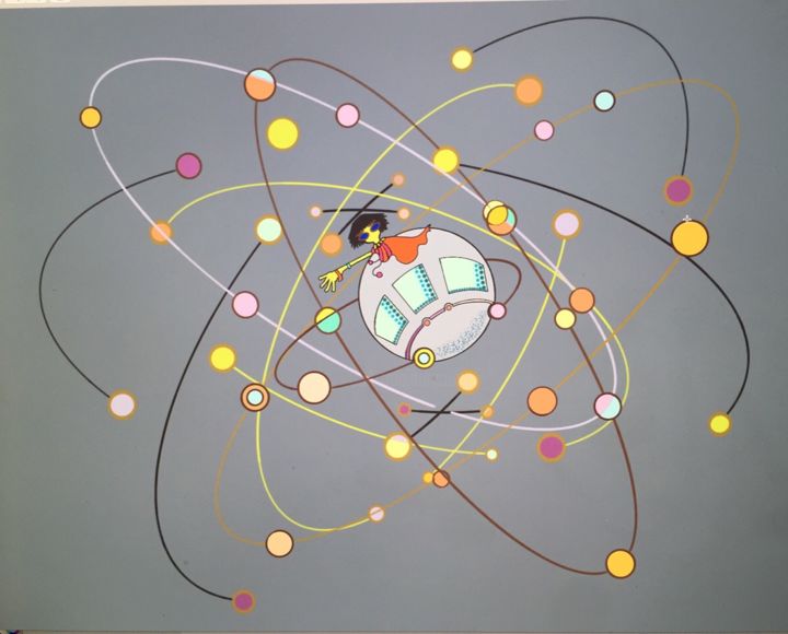 Arte digital titulada "happy space" por Sai Wang, Obra de arte original
