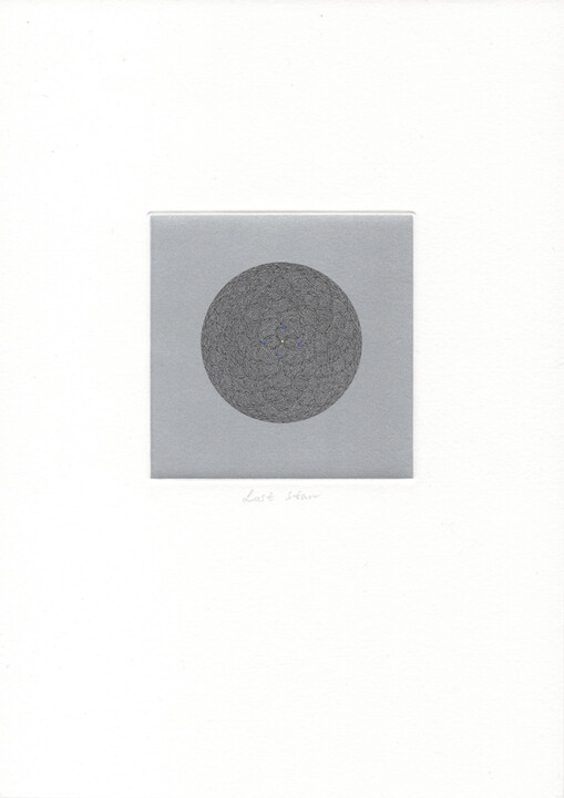 Gravures & estampes intitulée "Lost Star" par Suo Yuan Wang, Œuvre d'art originale, Eau-forte