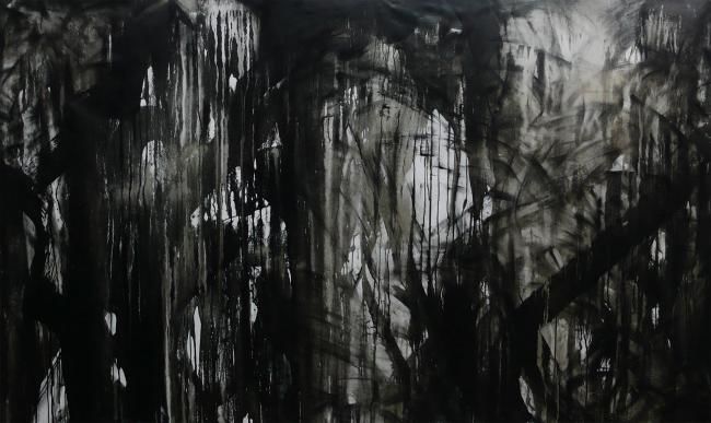 Peinture intitulée "N°6" par Suo Yuan Wang, Œuvre d'art originale, Encre