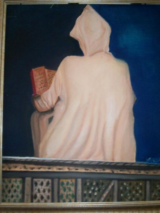 Painting titled ""fqih"" by Fatima Warda, Original Artwork