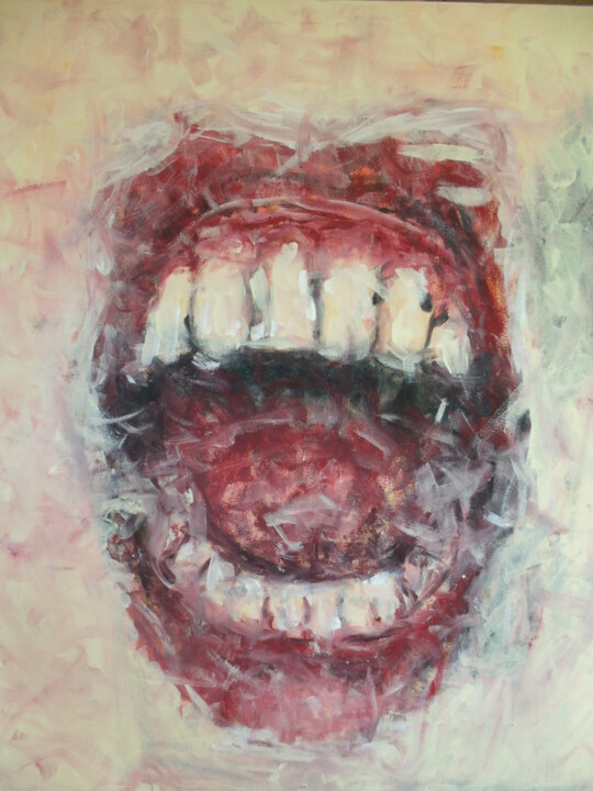 Painting titled "BOCA" by Warp, Original Art,