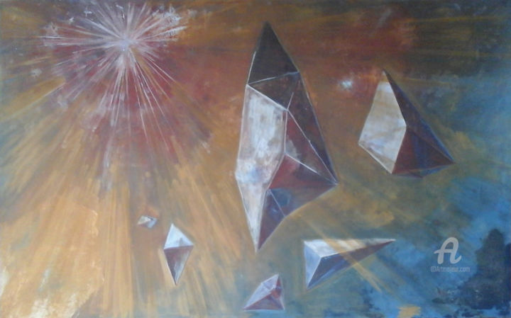 Painting titled "CAPULLOS" by Warp, Original Artwork