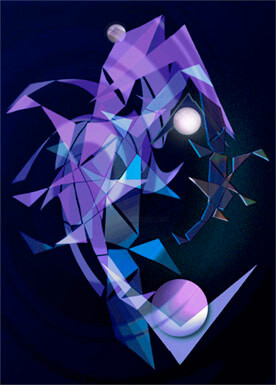 Digital Arts titled "Astrologies" by Warren Furman, Original Artwork