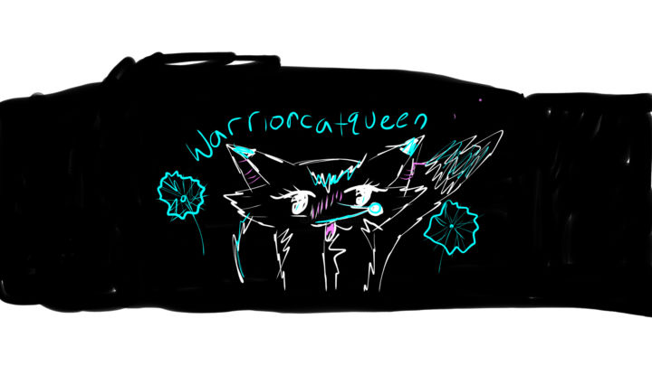 Картина под названием "better-fox-paint.jpg" - Warrior Cat Queen, Подлинное произведение искусства