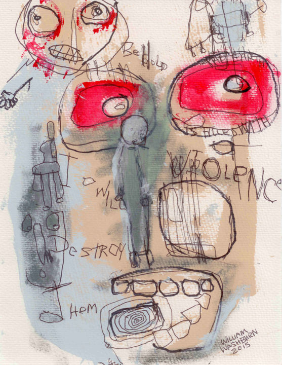 Behold The Earth 171009 Painting By William Washburn Artmajeur