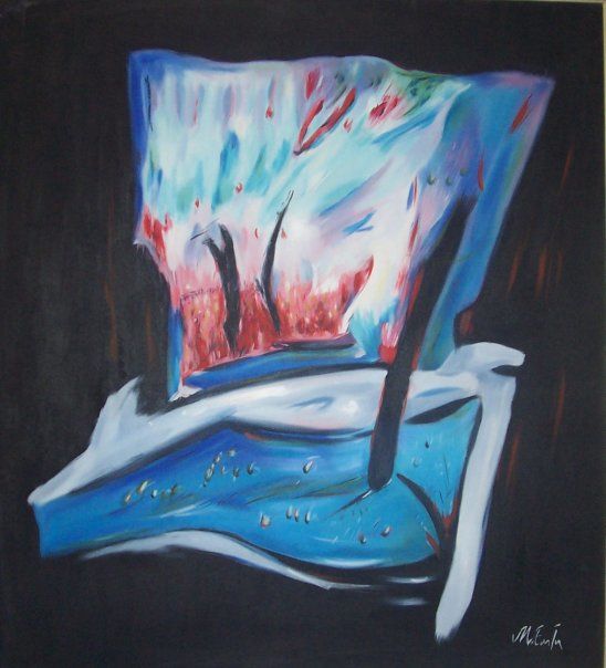 Painting titled "PROPHECY" by M Emin Kayserili, Original Artwork