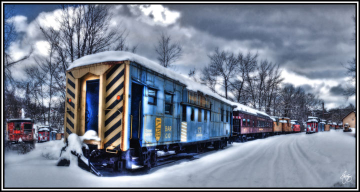 Fotografia zatytułowany „The Magic Train” autorstwa Wayne King, Oryginalna praca