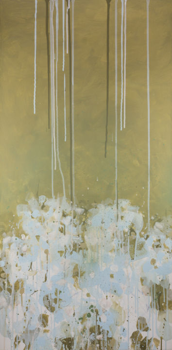 Pintura titulada "Broken Flowers N° 2" por Wayne Sleeth, Obra de arte original, Acrílico Montado en Bastidor de camilla de m…