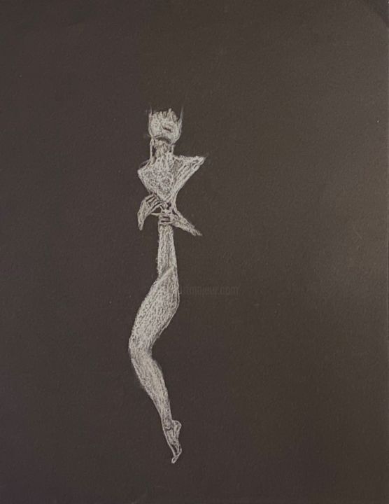 Drawing titled "Tono Stano 2" by W.C. Colares, Original Artwork, Chalk