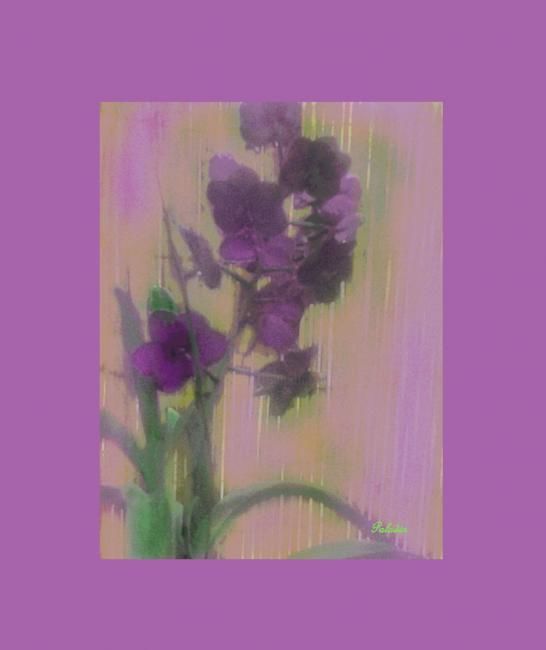 Painting titled "Orchids" by Paladin, Original Artwork