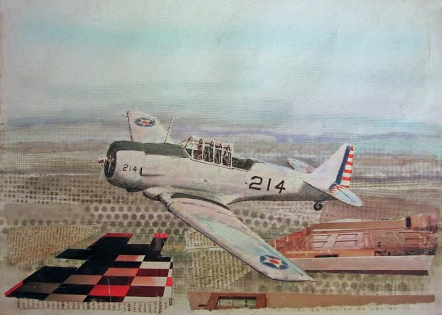 Collages titled "at-6" by Don Weaver, Original Art,