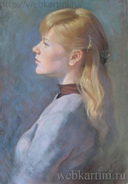 Ζωγραφική με τίτλο "портрет в технике п…" από Дмитрий Алмазов, Αυθεντικά έργα τέχνης, Λάδι