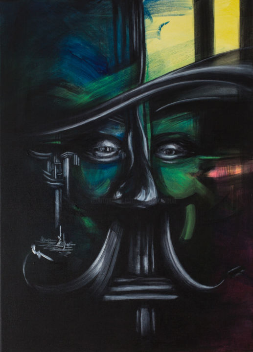 Painting titled "penelope07.jpg" by Welter Arnaud, Original Art, Acrylic