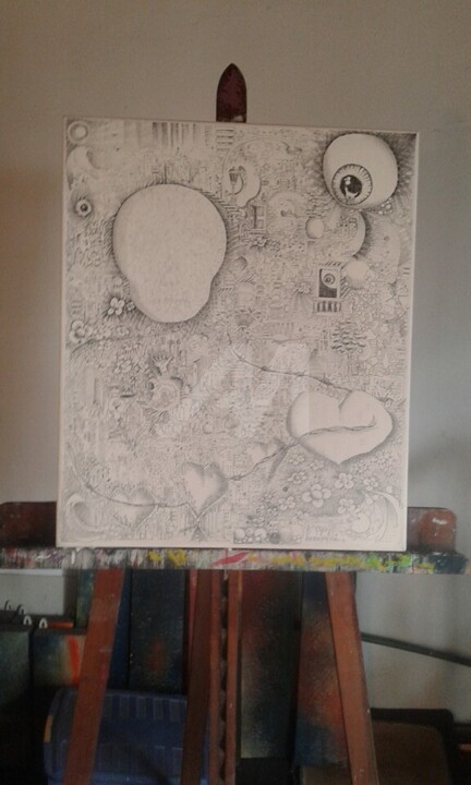 Drawing titled "cuadro1.jpg" by Wenceslao Perez-Millan Garcia, Original Artwork