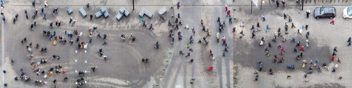 Photography titled "The World From Abov…" by Werner Roelandt, Original Artwork, Digital Photography Mounted on Aluminium