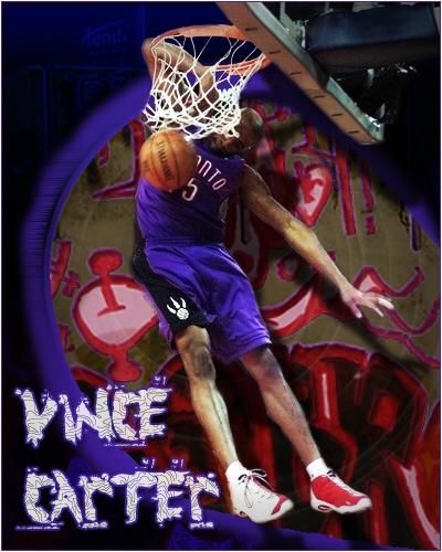 Digital Arts titled "Vince Carter" by Michael Whitby, Original Artwork