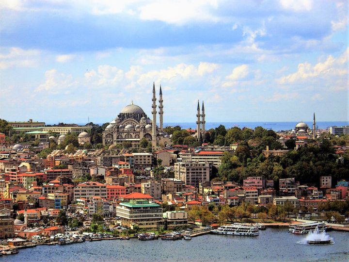 Fotografia zatytułowany „The Suleymaniye Mos…” autorstwa W. Marek Cholody, Oryginalna praca, Manipulowana fotografia