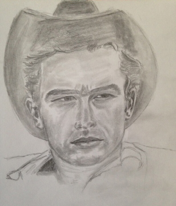 Drawing titled "JAMES" by Wiktoria Hel, Original Artwork