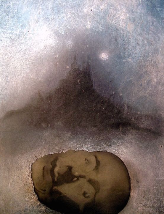 Dessin intitulée "A History Of Ideas:…" par Wilf Tilley, Œuvre d'art originale, Pastel Monté sur Panneau de bois