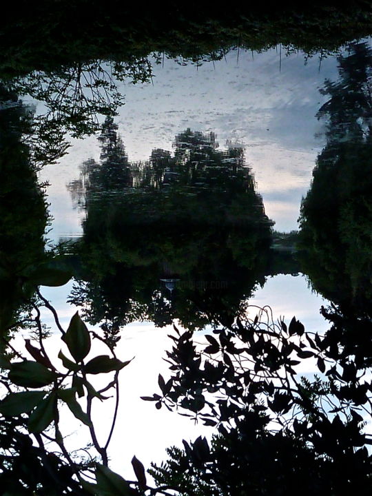 Photographie intitulée "Une île" par Wilfrid Strintz, Œuvre d'art originale, Photographie argentique